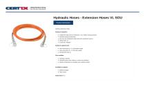 Hydraulic Hoses - Extension Hoses VL SOU-1