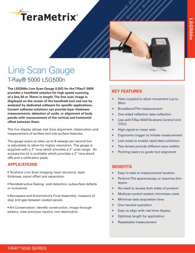 T-Ray&reg; 5000 LSG500n