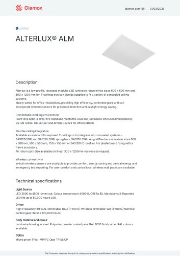 ALTERLUX&reg; ALM