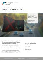 LANE CONTROL SIGN - Messagemaker Displays - PDF Catalogs | Technical ...