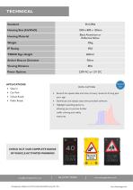 REFLECTIVE VEHICLE ACTIVATED WARNING SIGN-2