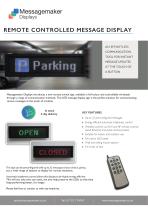 REMOTE CONTROLLED MESSAGE DISPLAY-1
