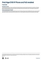 Poly Edge E100 IP Phone and PoE-enabled-4