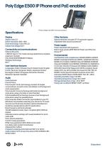 Poly Edge E500 IP Phone and PoE-enabled-2