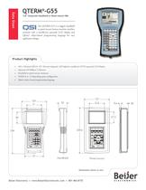 Grayscale QTERM-G55 handheld or panel-mount HMI datasheet - 1