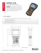Ultra-rugged QTERM-G58 handheld graphic HMI datasheet - 1