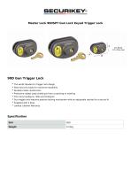 Master Lock 90DSPT Gun Lock Keyed Trigger Lock-1