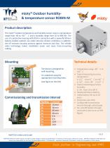 mioty® Outdoor humidity- & temperature sensor ROBIN-M - 1