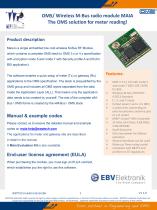 OMS/ Wireless M-Bus radio module MAIA The OMS solution for meter reading! - 1