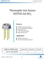 MemsFrontier MTP20-A6-SO2 Thermopile Gas Sensor - 1