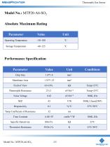 MemsFrontier MTP20-A6-SO2 Thermopile Gas Sensor - 2