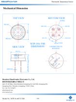 MemsFrontier Thermopile Temperature Sensor MTP10-A6F55 TSR - 6