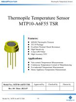 MemsFrontier Thermopile Temperature Sensor MTP10-A6F55TSR - 1