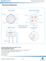 MemsFrontier Thermopile Temperature Sensor MTP10-A6F8 TSR - 6