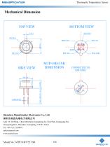 MemsFrontier Thermopile Temperature Sensor MTP10-B7F55 TSR - 6