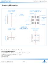 MemsFrontier Thermopile Temperature Sensor MTP10-S6F55 - 6