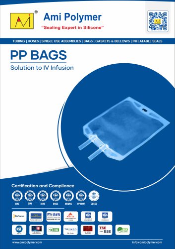 Polypropylene (PP) Bags for IV Infusion