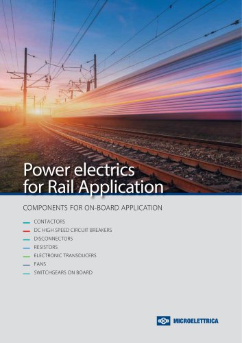 Power electrics for Rail Application