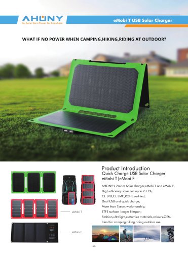 eMobi T USB Solar Charger