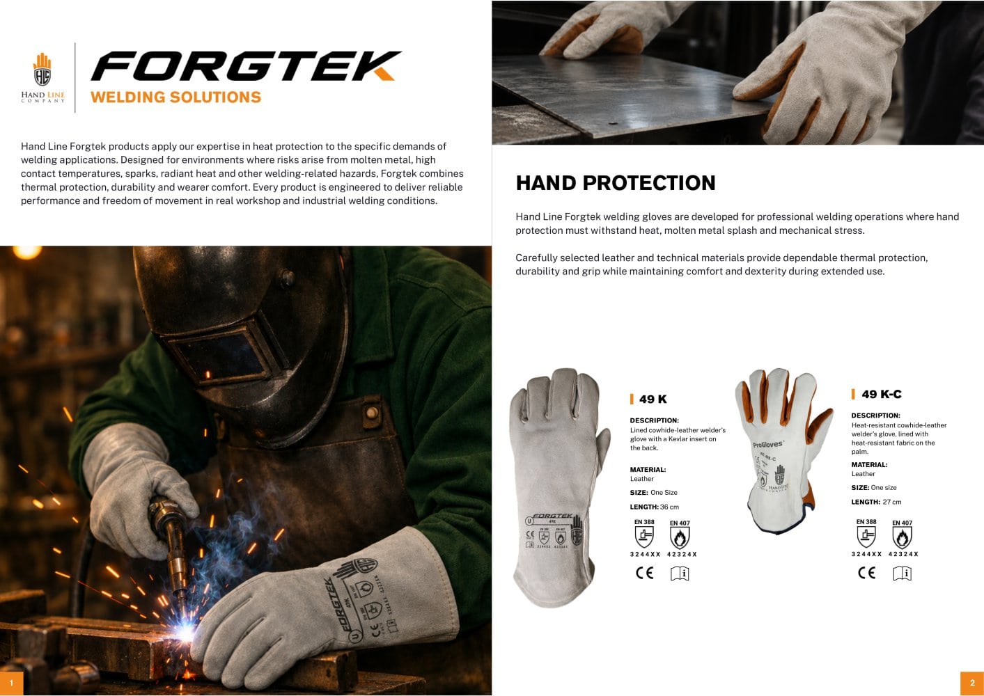 Forgtek- Welding Solutions - HAND LINE