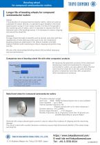 Metal bond diamond grinding wheel for beveling compound semiconductor wafer - 1