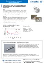 Mono-crystal diamond cutting tool for non-ferrous metals 2 - 1