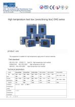 High Temperature Test Box (oven/drying box) DHG series