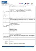 Specifications of high temperature aging test chamber MODEL: DHG-1400L - 3