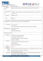 Specifications of high temperature aging test chamber MODEL: DHG-1400L - 4