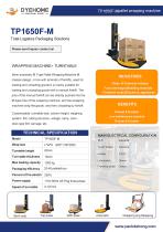 Dyehome Turntable stretch wrapper TP1650F-M