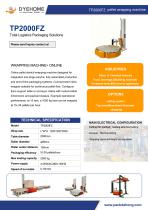 Dyehome Turntable stretch wrapper TP2000FZ-1