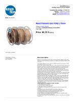 Wood Filament 3pcs 750g 1.75mm - 1