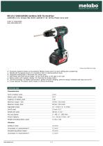 BS 18 LT (602102500) CORDLESS DRILL / SCREWDRIVER-1