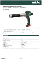 KPA 10.8 400 (602117610) CORDLESS CAULKING GUN-1
