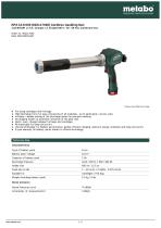 KPA 10.8 600 (602117000) CORDLESS CAULKING GUN-1