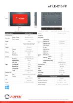 Specsheet eTILE-X10FP-2