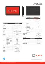 Specsheet eTILE-X19-2