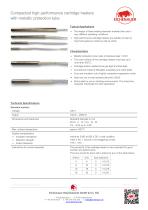 Compacted high performance cartridge heaters with metallic protection tube - 1