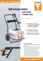 High pressure cleaner - 1