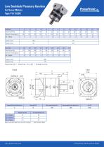 Low Backlash Planetary Gearbox for Servo Motors Type PL115ZDE