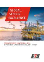 Pressure monitoring for Oil & Gas, exploration & production including subsea - 1