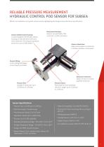 Pressure monitoring for Oil & Gas, exploration & production including subsea - 3