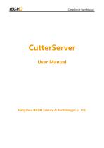 CutterServer User Manual - 1