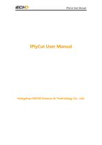 IPlyCut User Manual - 1