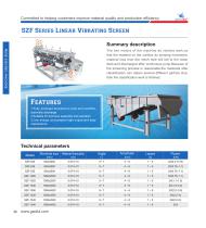 Linear vibrating screen-1