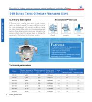 Rotary vibrating sieve machine-1