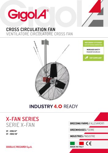 X-FAN CROSS CIRCULATION FANS