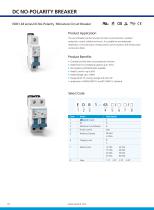 DC circuit breaker EDB1-125 series - 2