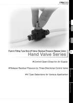 Hand Valve Series - 1