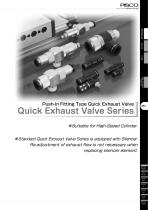 Quick Exhaust Valve Series - 1